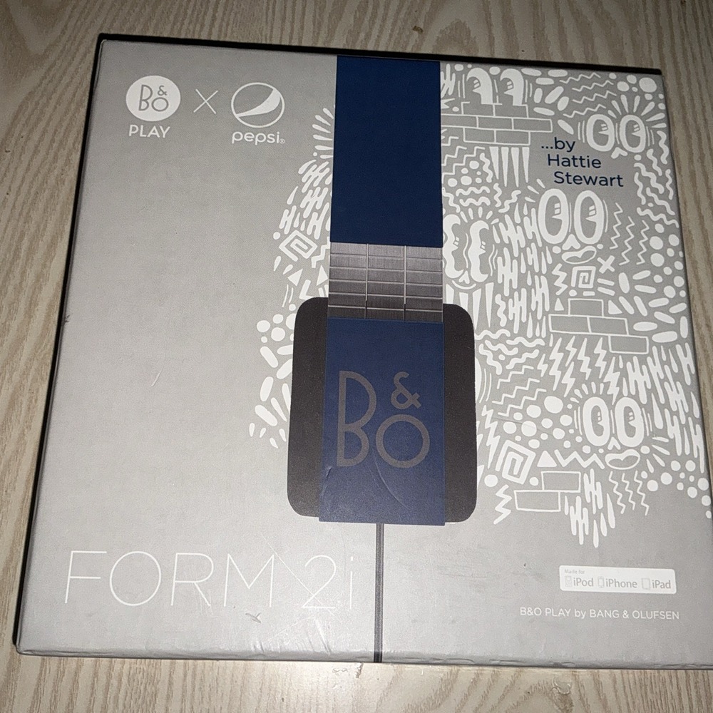 Limited Edition Bang & Olufsen & Pepsi Form 2i‎ Headphones with Box Rare
